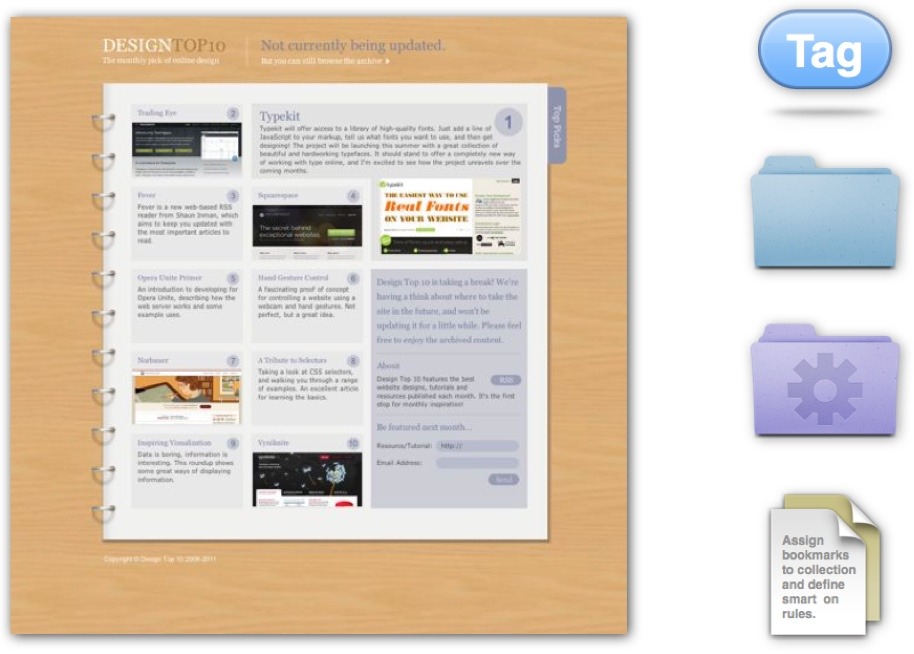 Webbla Bookmark Manager for macOS